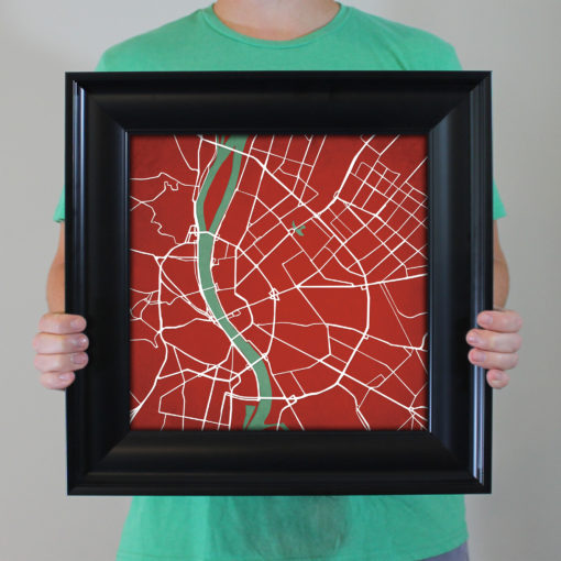 Budapest, Hungary Map Art by City Prints - Image 5