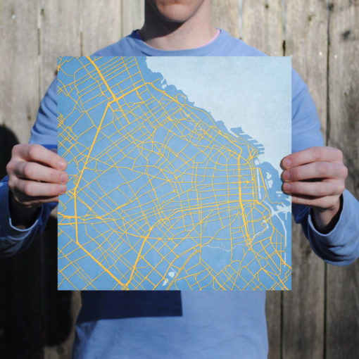 Buenos Aires, Argentina Map Art by City Prints - Image 3