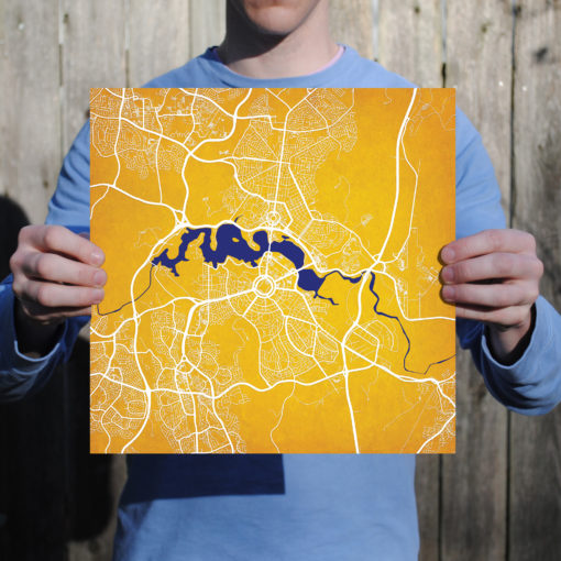 Canberra, Australia Map Art by City Prints - Image 3