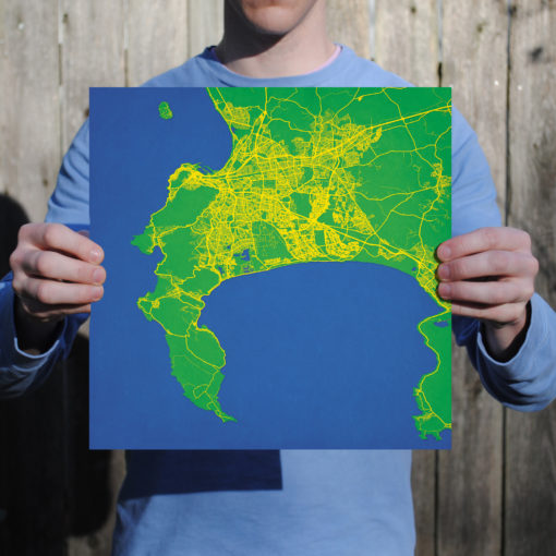 Cape Town, South Africa Map Art by City Prints - Image 3