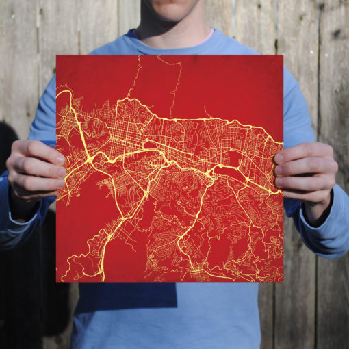 Caracas, Venezuela Map Art by City Prints - Image 3