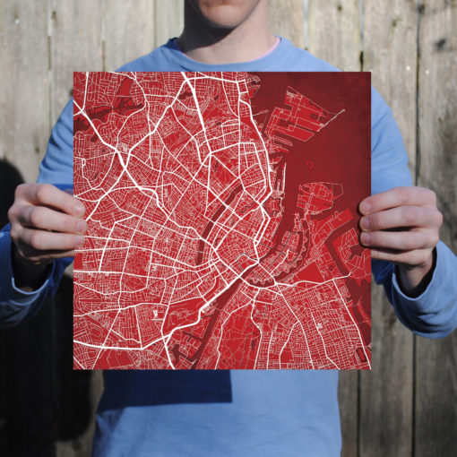Copenhagen, Denmark Map Art by City Prints - Image 3