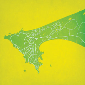 Dakar, Senegal Map Art by City Prints
