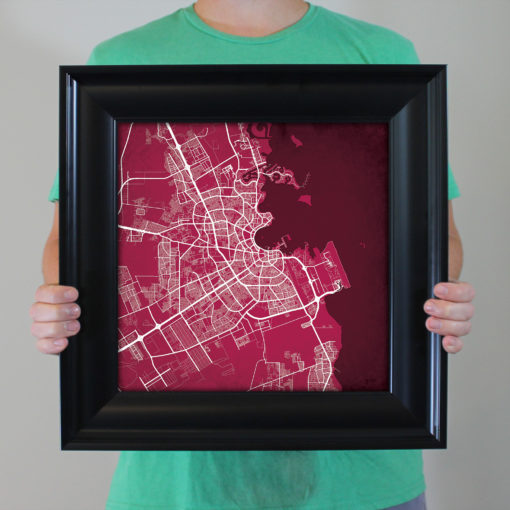 Doha, Qatar Map Art by City Prints - Image 5