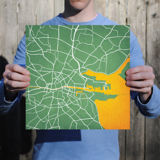Dublin, Ireland Map Art by City Prints - Image 3