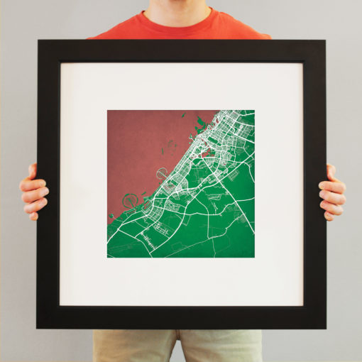 Dubai, United Arab Emirates Map Art by City Prints - Image 4