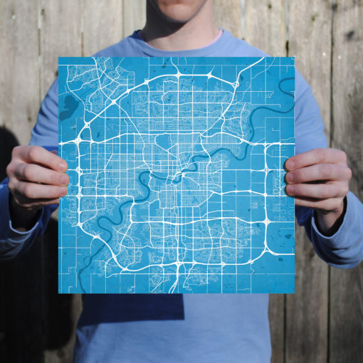 Edmonton, Canada Map Art by City Prints - Image 3