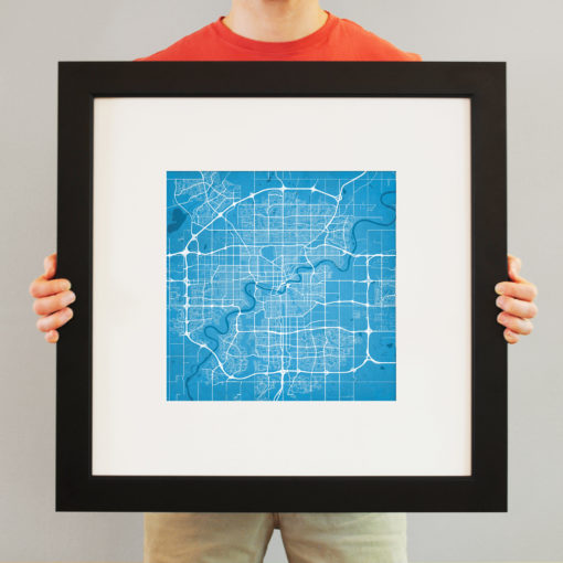 Edmonton, Canada Map Art by City Prints - Image 4