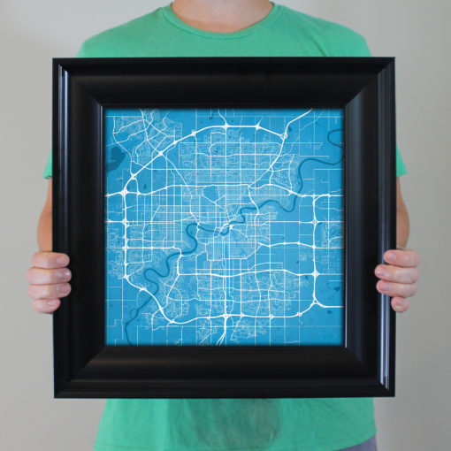 Edmonton, Canada Map Art by City Prints - Image 5