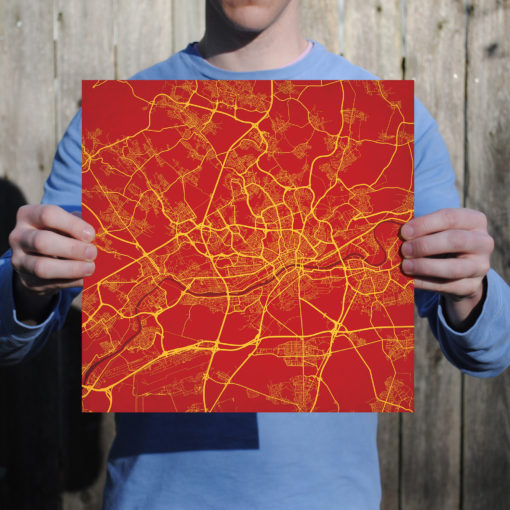 Frankfurt, Germany Map Art by City Prints - Image 3