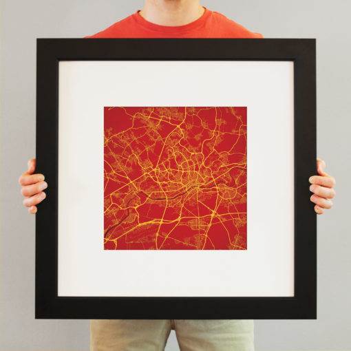 Frankfurt, Germany Map Art by City Prints - Image 4