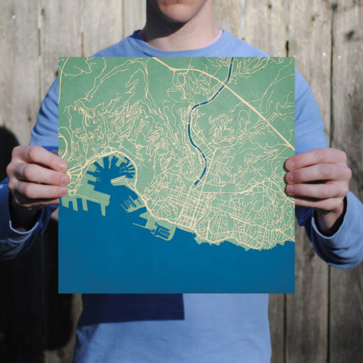 Genoa, Italy Map Art by City Prints - Image 3