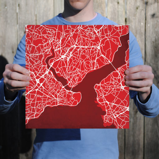 Istanbul, Turkey Map Art by City Prints - Image 3