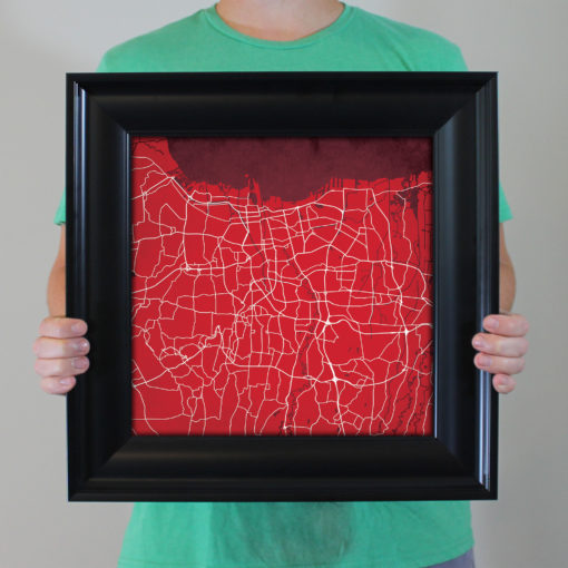 Jakarta, Indonesia Map Art by City Prints - Image 5