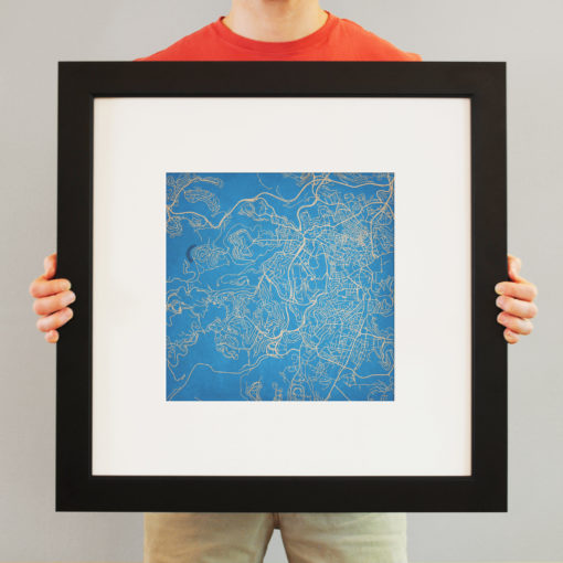 Jerusalem, Israel Map Art by City Prints - Image 4