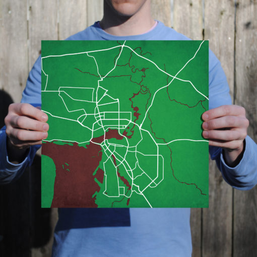 Kazan, Russia Map Art by City Prints - Image 3