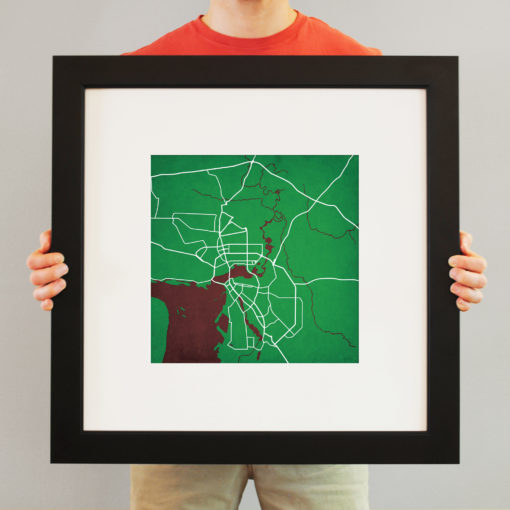 Kazan, Russia Map Art by City Prints - Image 4