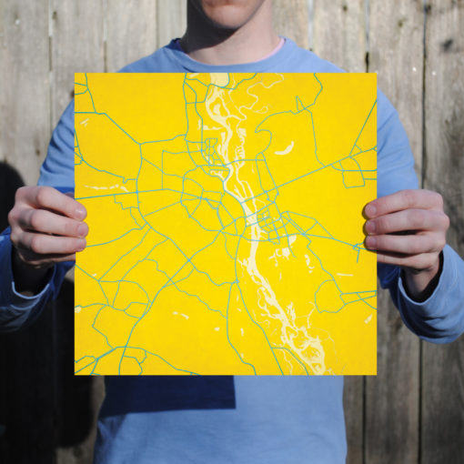 Kiev, Ukraine Map Art by City Prints - Image 3