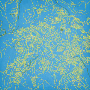 Kigali, Rwanda Map Art by City Prints