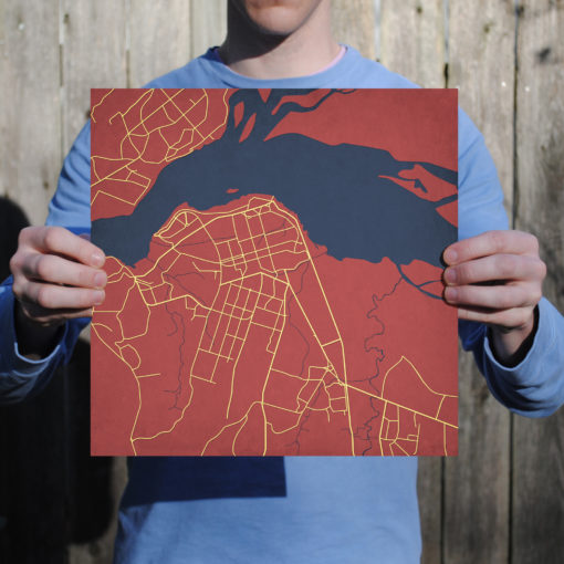 Kinshasa, DRC Map Art by City Prints - Image 3