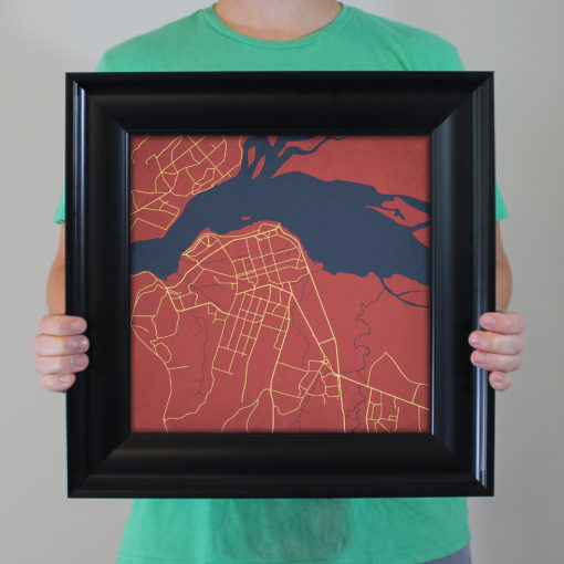 Kinshasa, DRC Map Art by City Prints - Image 5