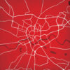 Krakow, Poland Map Art by City Prints