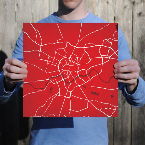 Krakow, Poland Map Art by City Prints - Image 3