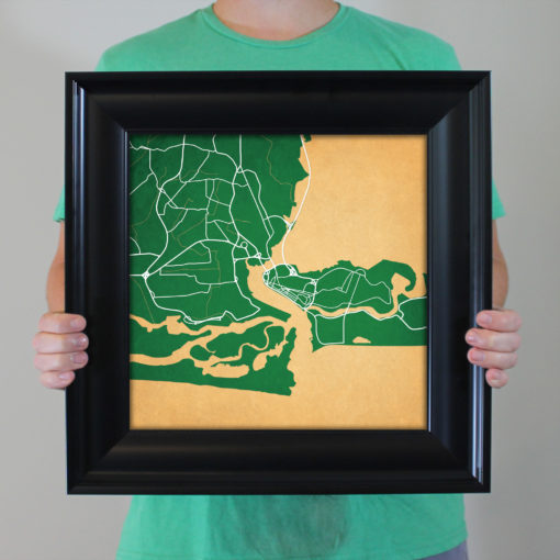 Lagos, Nigeria Map Art by City Prints - Image 5