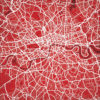 London, England Map Art by City Prints