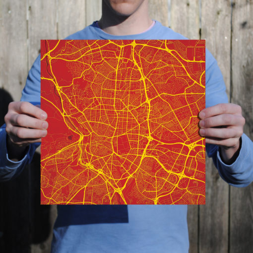 Madrid, Spain Map Art by City Prints - Image 3