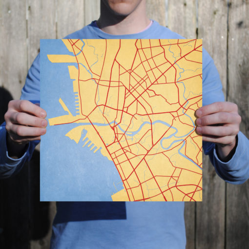 Manila, Philippines Map Art by City Prints - Image 3