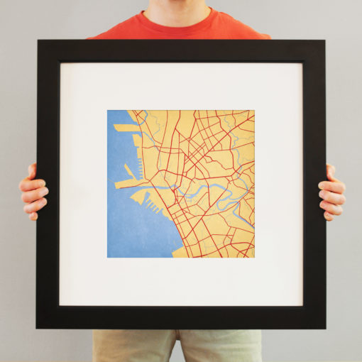Manila, Philippines Map Art by City Prints - Image 4