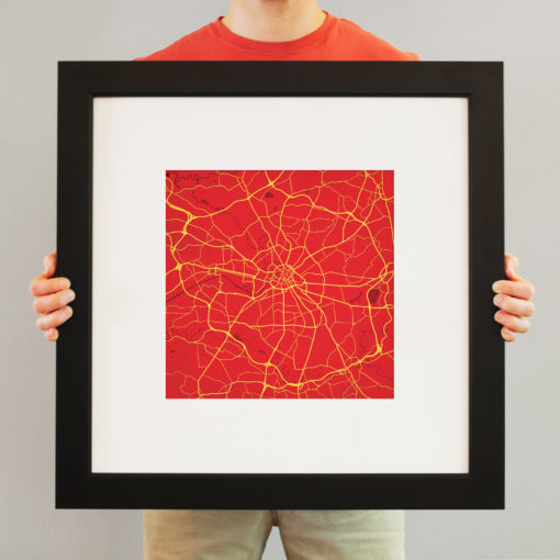 Manchester, England Map Art by City Prints - Image 4