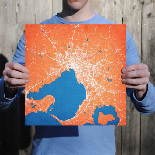 Melbourne, Australia Map Art by City Prints - Image 3