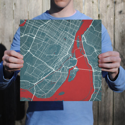 Montreal, Canada Map Art by City Prints - Image 3