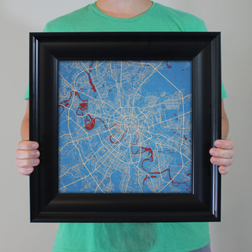 Moscow, Russia Map Art by City Prints - Image 5