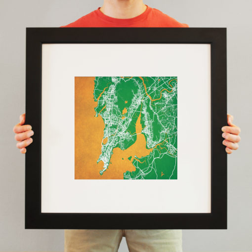 Mumbai, India Map Art by City Prints - Image 4