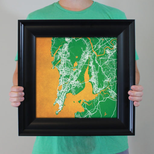 Mumbai, India Map Art by City Prints - Image 5