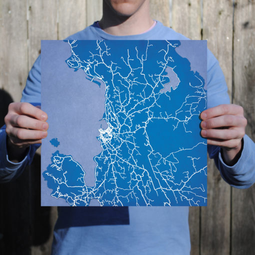 Mykonos, Greece Map Art by City Prints - Image 3