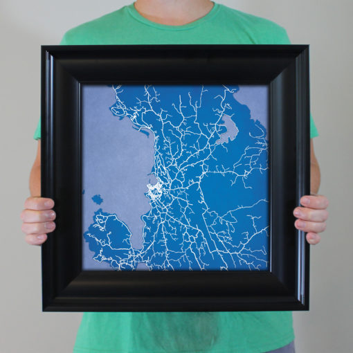 Mykonos, Greece Map Art by City Prints - Image 5