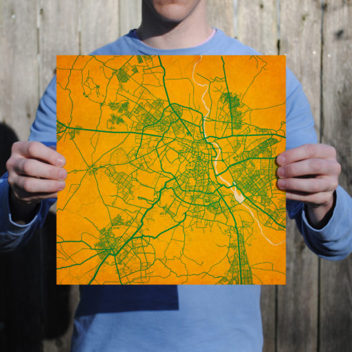 New Delhi, India Map Art by City Prints - Image 3