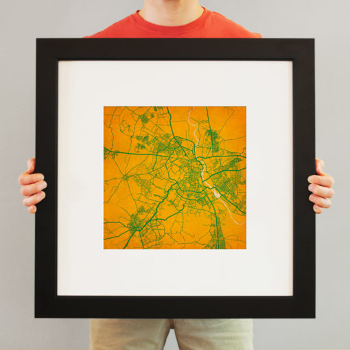 New Delhi, India Map Art by City Prints - Image 4