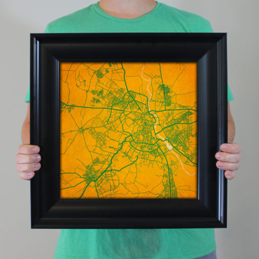 New Delhi, India Map Art by City Prints - Image 5