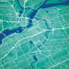 Ottawa, Canada Map Art by City Prints