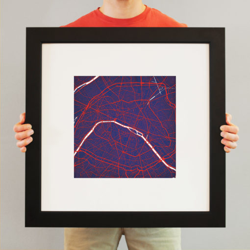 Paris, France Map Art by City Prints - Image 4