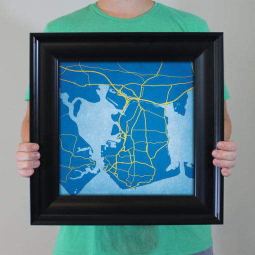 Portsmouth, England Map Art by City Prints - Image 5