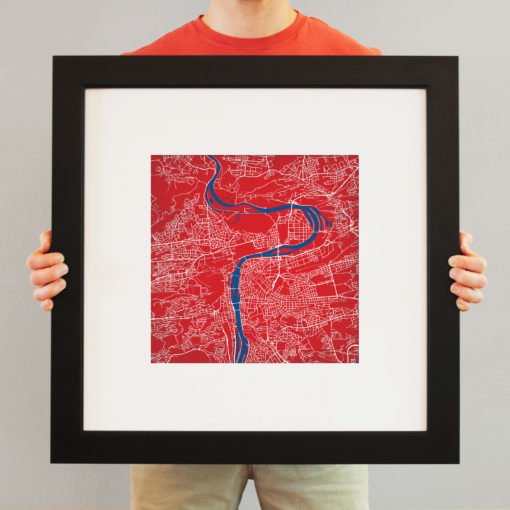 Prague, Czech Republic Map Art by City Prints - Image 4