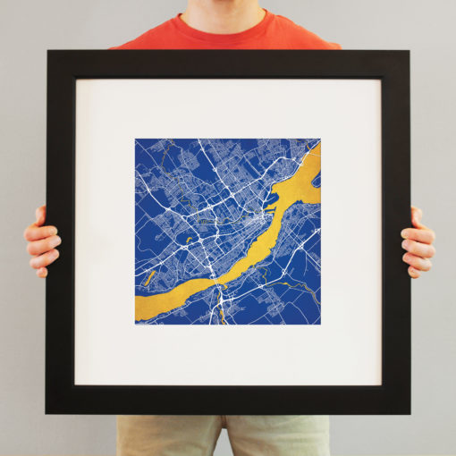 Quebec, Canada Map Art by City Prints - Image 4