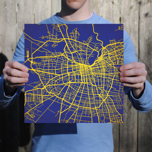 Santiago, Chile Map Art by City Prints - Image 3