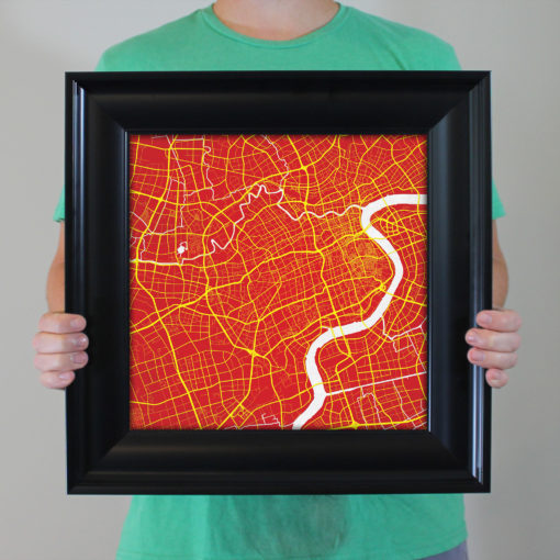 Shanghai, China Map Art by City Prints - Image 5